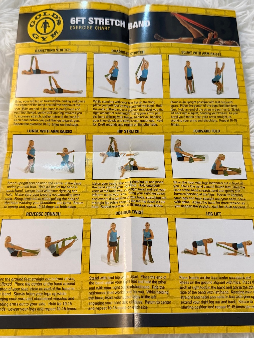 Stamina 3-Pack 6-Foot Resistance Bands Light Medium Heavy New - Picture 8 of 8